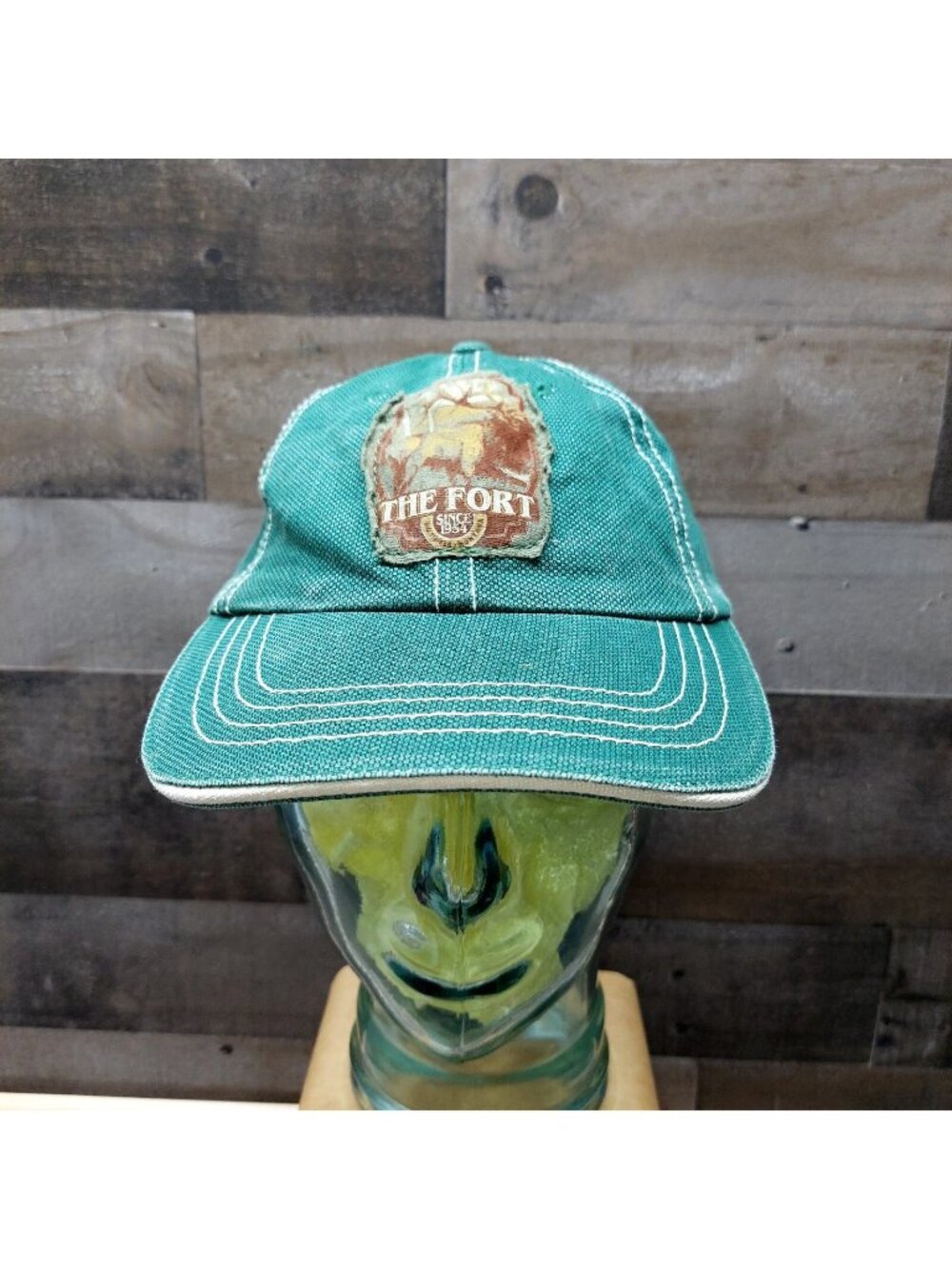 The Fort Brewery Fort Worth, TX Green Souvenier Adjustable Strapback Hat